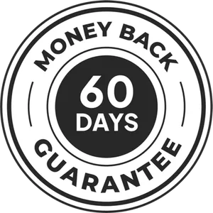 Olivaro 60-day money-back guarantee badge